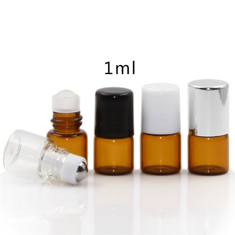 1ml 2ml 3ml roller bottle wholesale stainless roll on ball for perfume essential oil medicine use
