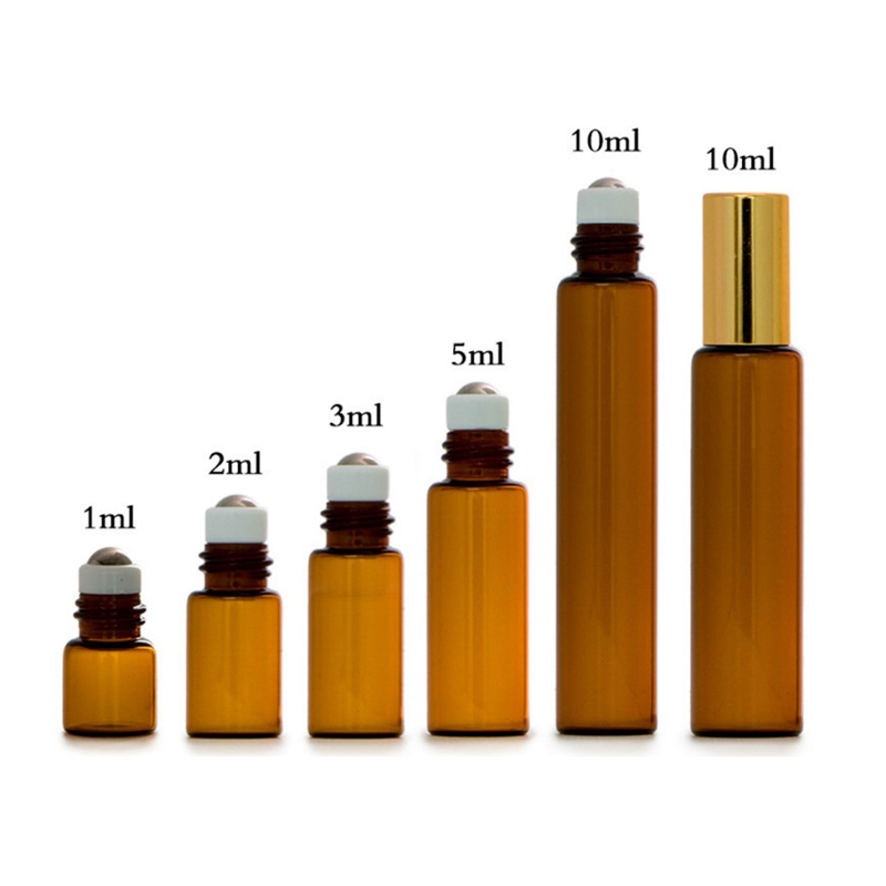 1ml 2ml 3ml roller bottle wholesale stainless roll on ball for perfume essential oil medicine use