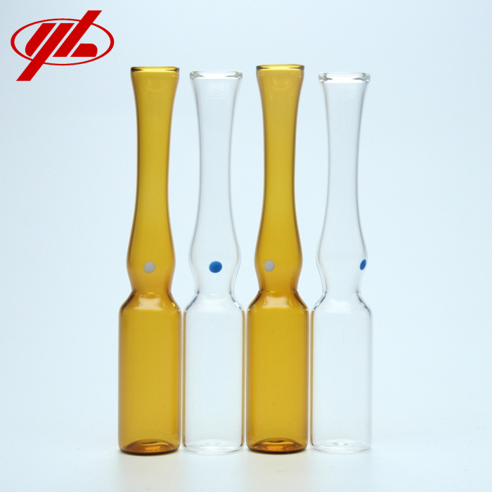 1ml 2ml 5ml 10ml 20ml Clear and Amber Medical Glass Ampoule for Injection