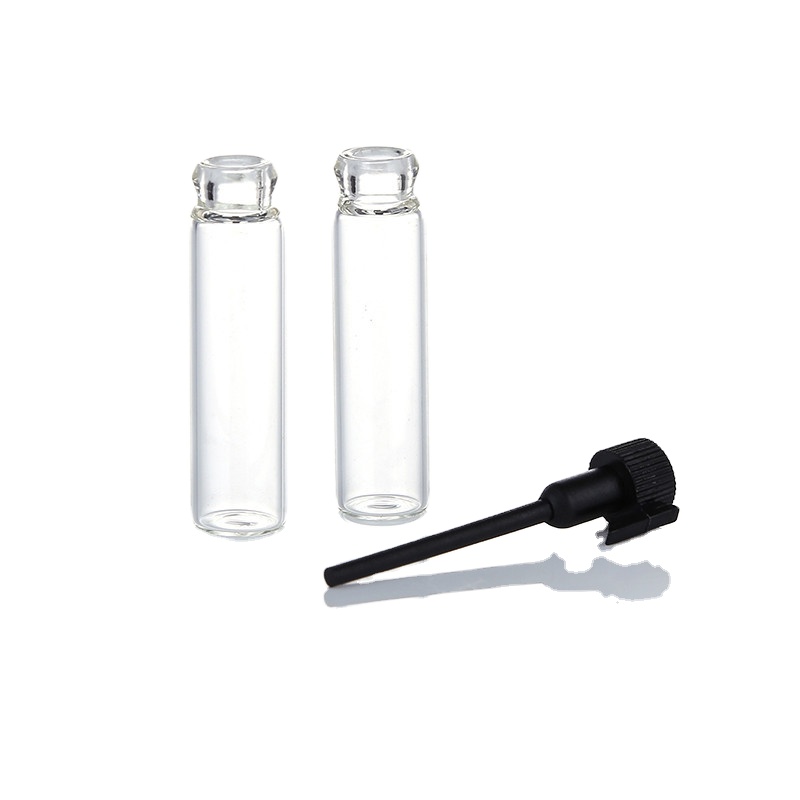 1ml 2ml  perfume sample glass bottle for trial