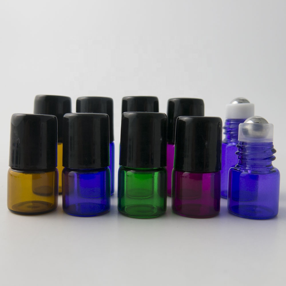 1ml 2ml roller bottle wholesale stainless roll on ball for perfume essential oil medicine use
