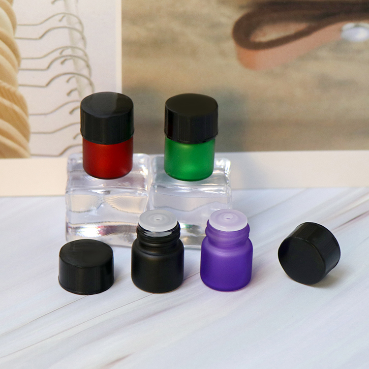 1ml 3ml 5ml empty glass essential oil 1 dram bottle glass tube vials