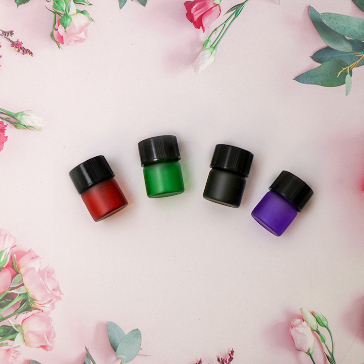 1ml 3ml 5ml empty glass essential oil 1 dram bottle glass tube vials