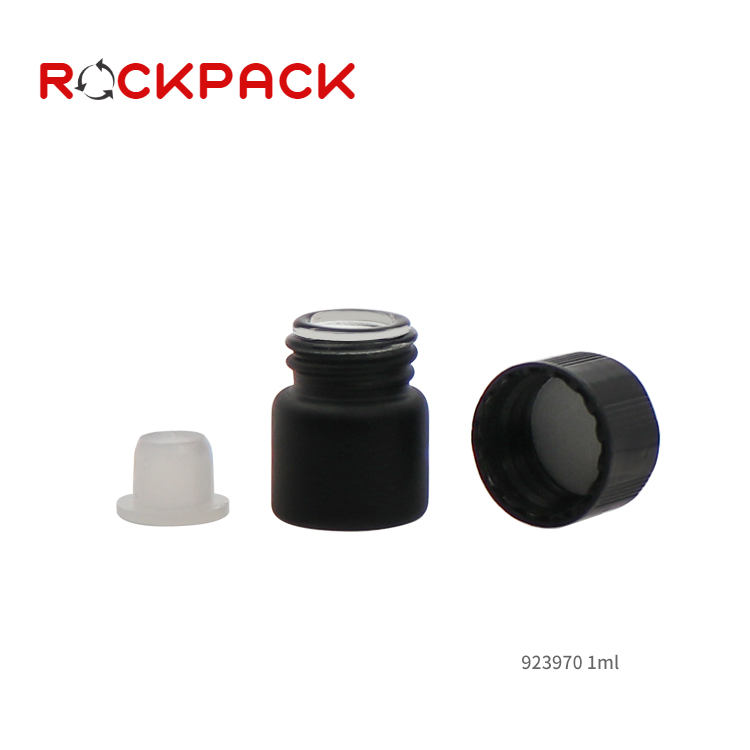 1ml 3ml 5ml empty glass essential oil 1 dram bottle glass tube vials