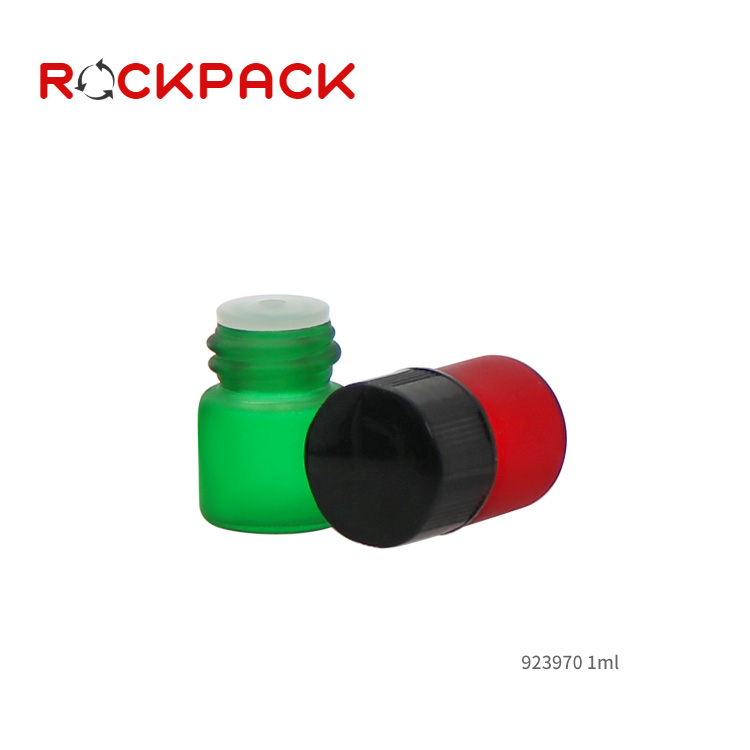 1ml 3ml 5ml empty glass essential oil 1 dram bottle glass tube vials