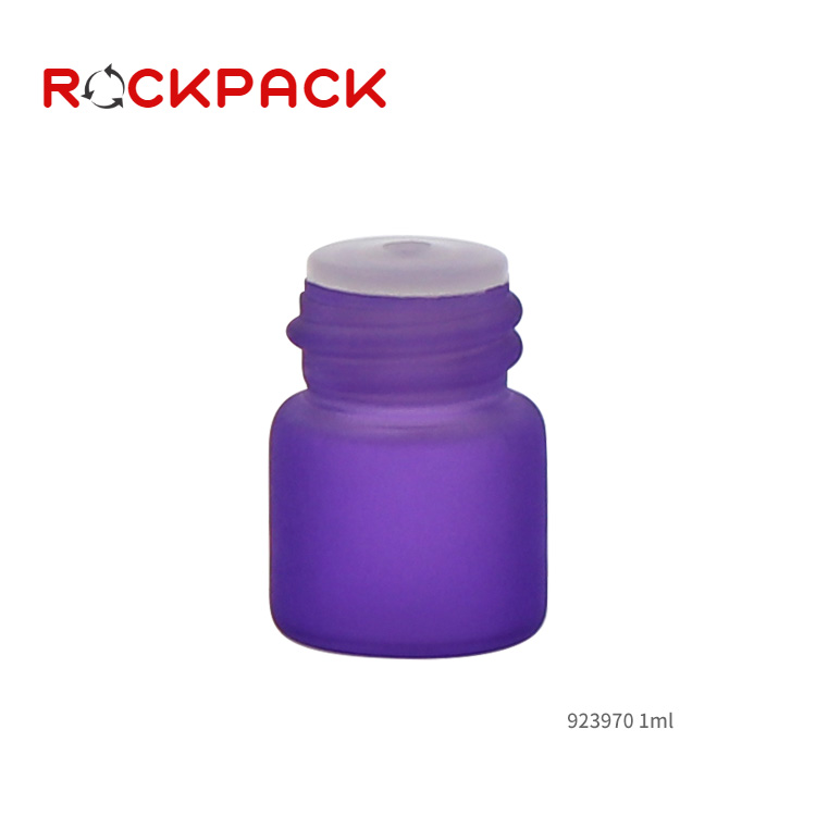1ml 3ml 5ml empty glass essential oil 1 dram bottle glass tube vials