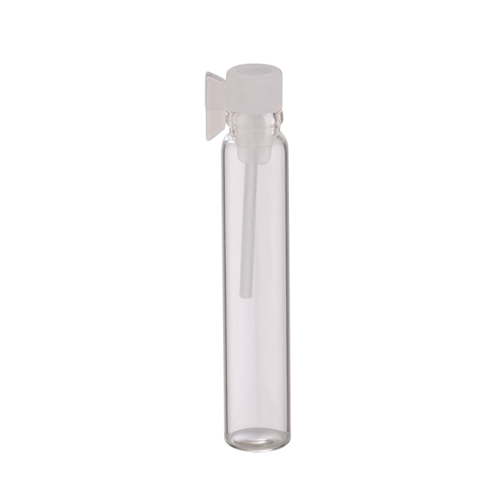 1ml Clear Amber Glass Vial For Essential Oil Perfume Test Bottle Mini Sub Glass Tube For Perfume Sample