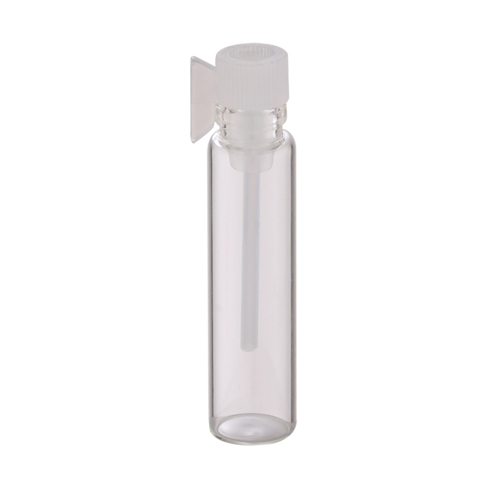 1ml Clear Amber Small Vial For Essential Oil Perfume Test Bottle Mini Sub Glass Tube For Perfume Sample
