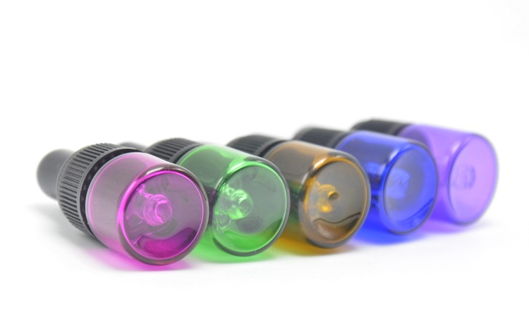 1ml mini essential oils vials perfume glass dropper bottles