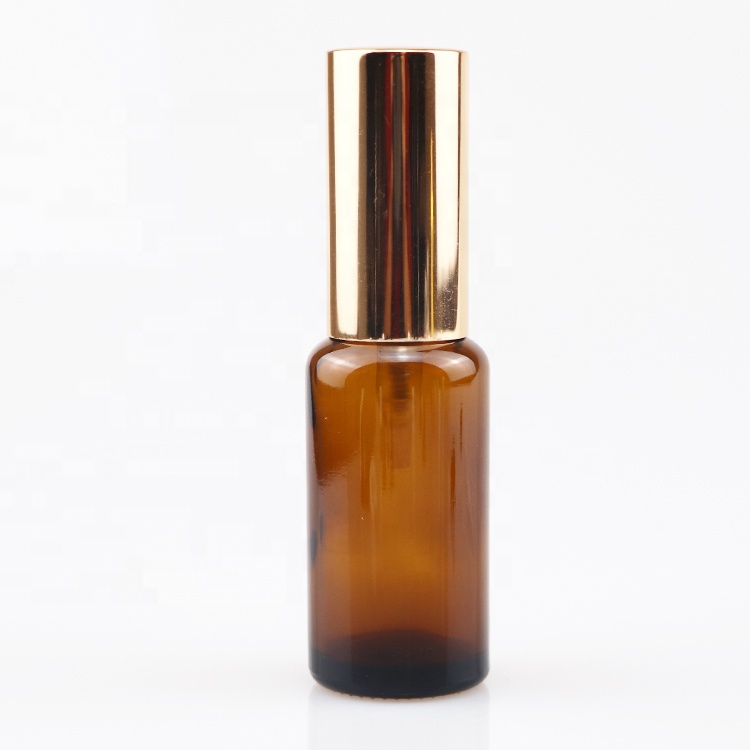 1ounce amber glass bottles cosmetics sprayer bottles amber bottles with gold sprayer 30ml