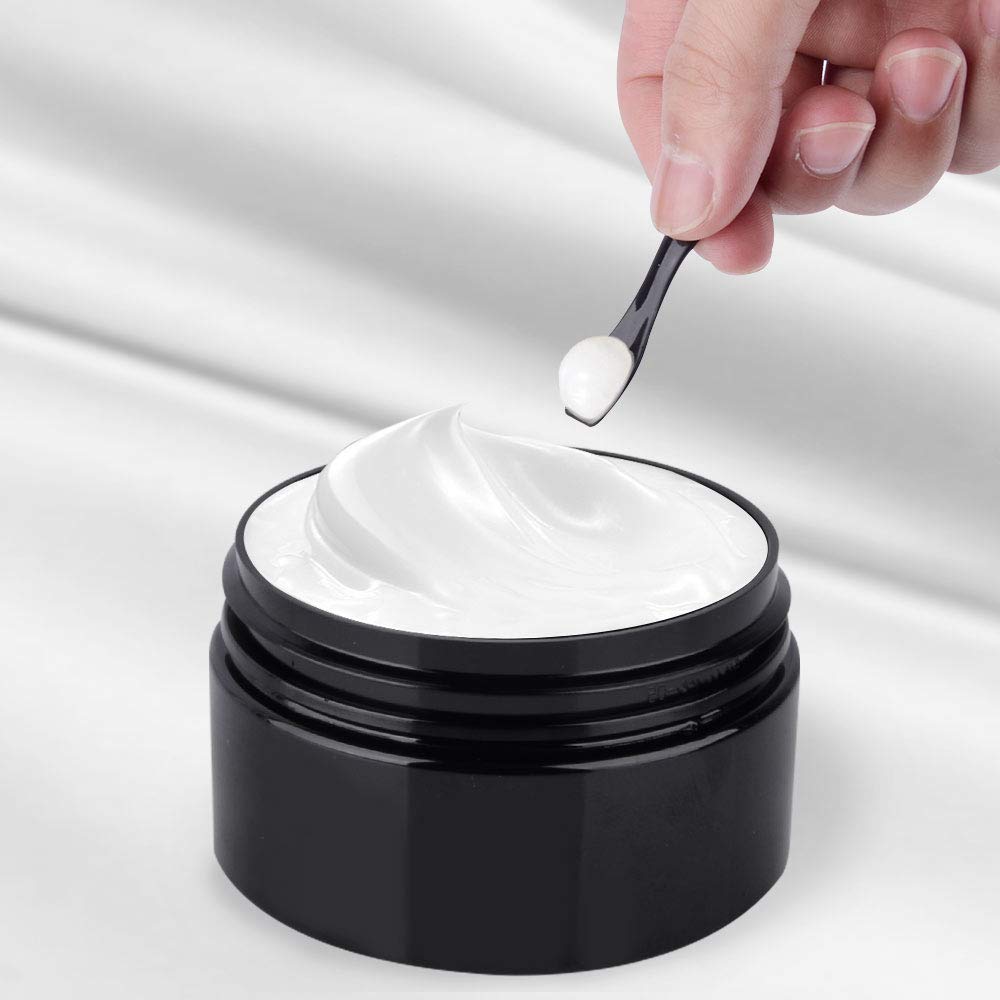1oz 1.5oz 1.7oz 2oz Round Black PET Empty Cosmetic Butter Bath Sugar Salt Scrubs Containers jar