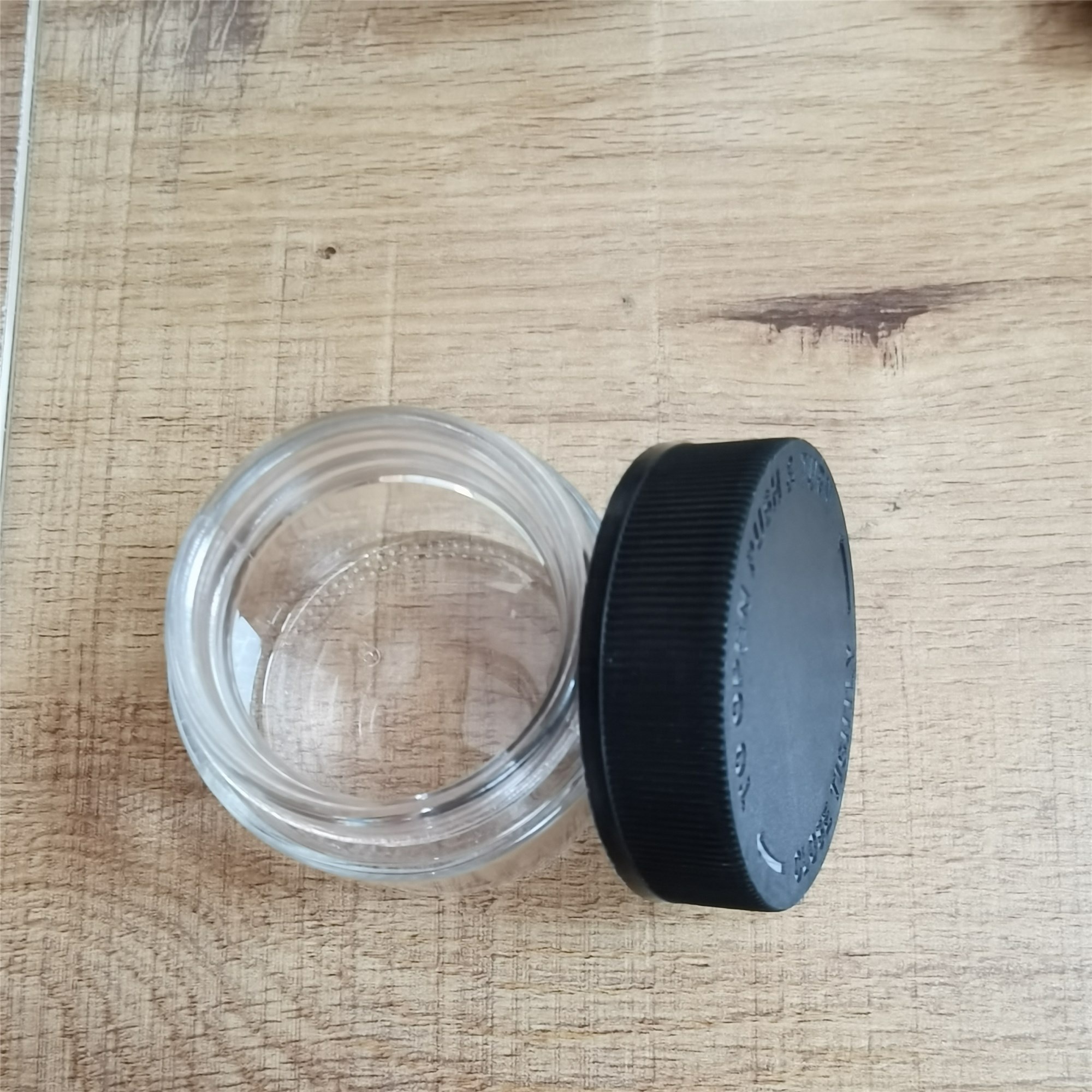 1oz~10 oz Custom Logo Child Resistant Lid Weed Glass Jar For Weed Flower 90ml
