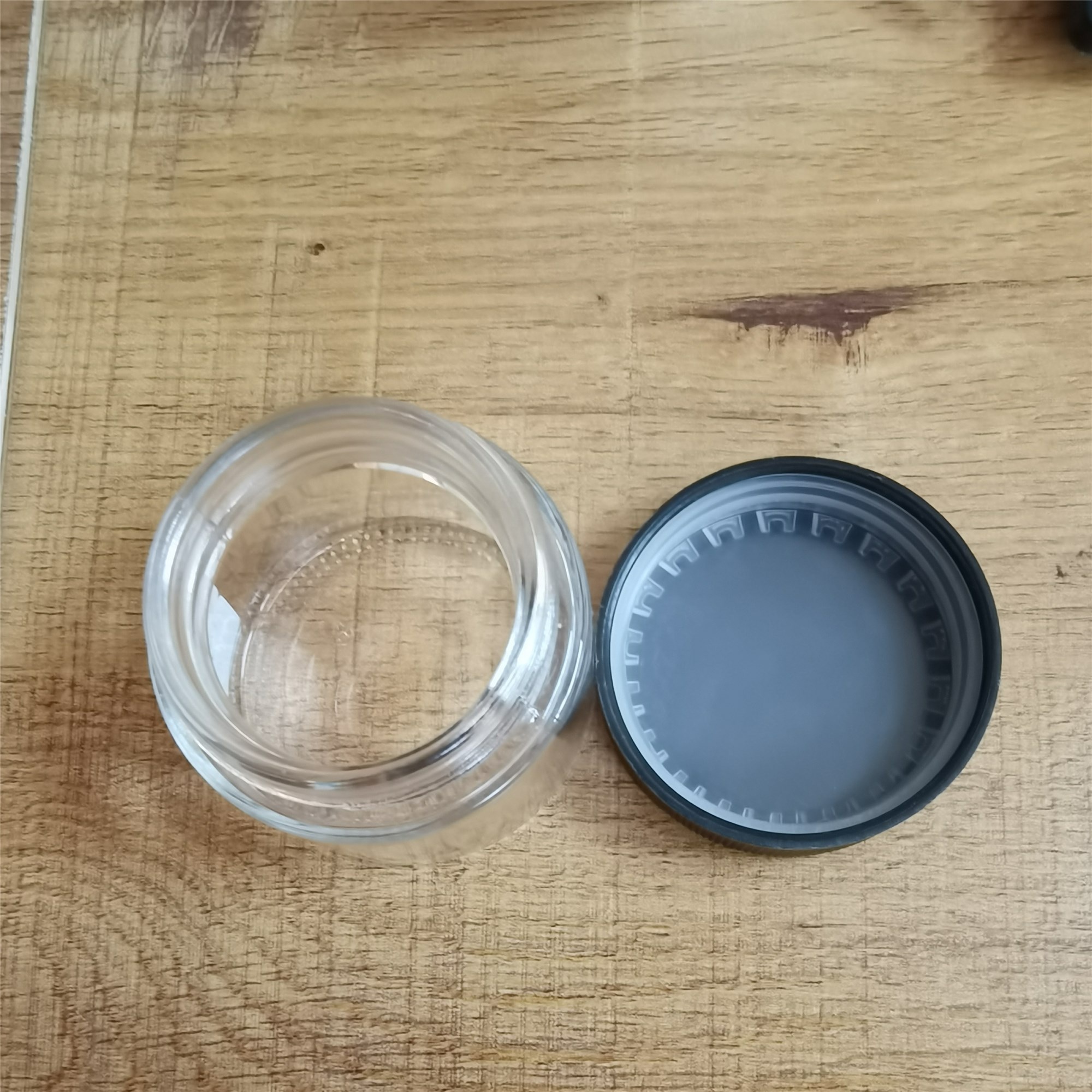 1oz~10 oz Custom Logo Child Resistant Lid Weed Glass Jar For Weed Flower 90ml