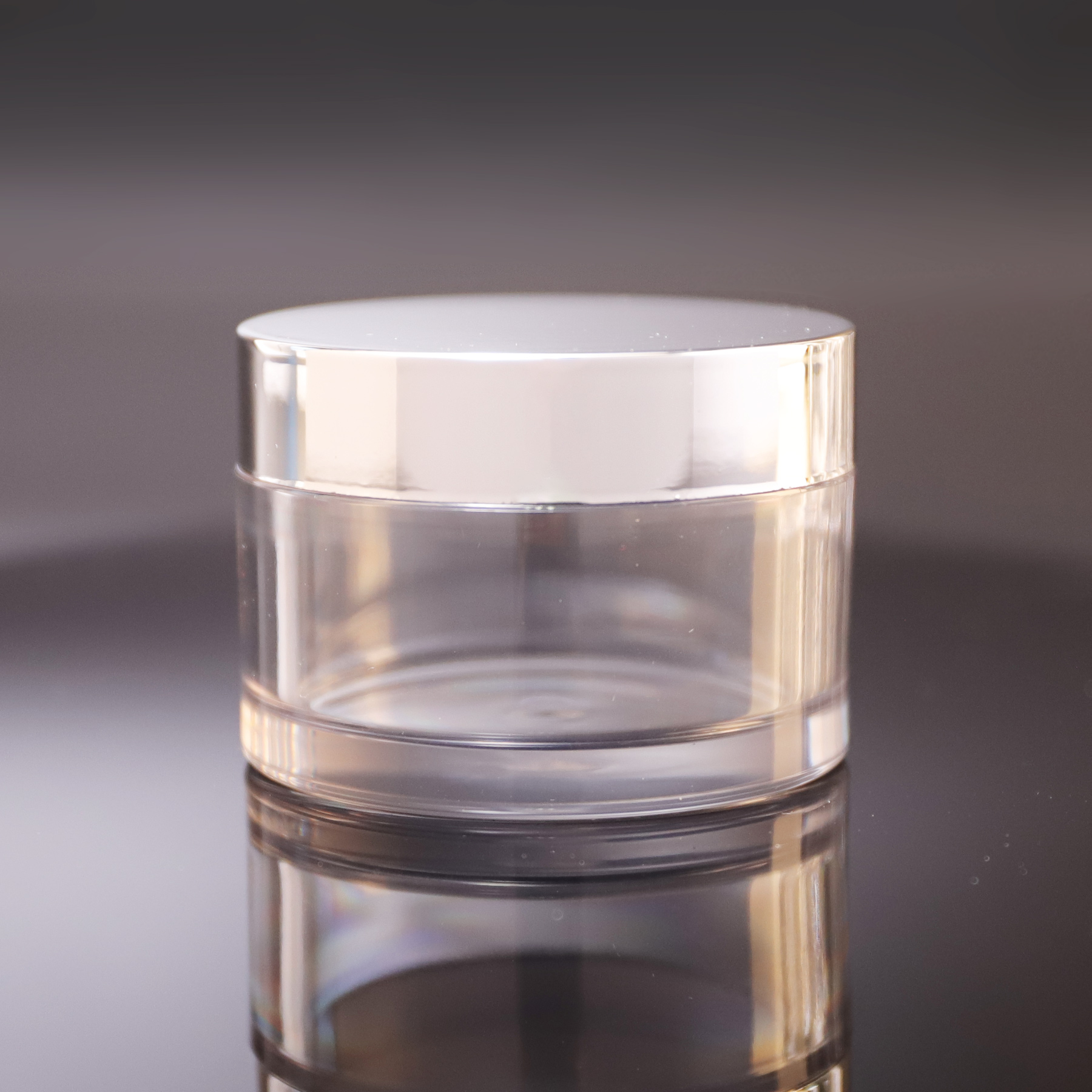1oz 15g 30g Wholesale Custom Cosmetic Containers Clear Plastic Jar PET Luxury Cream Container Pot