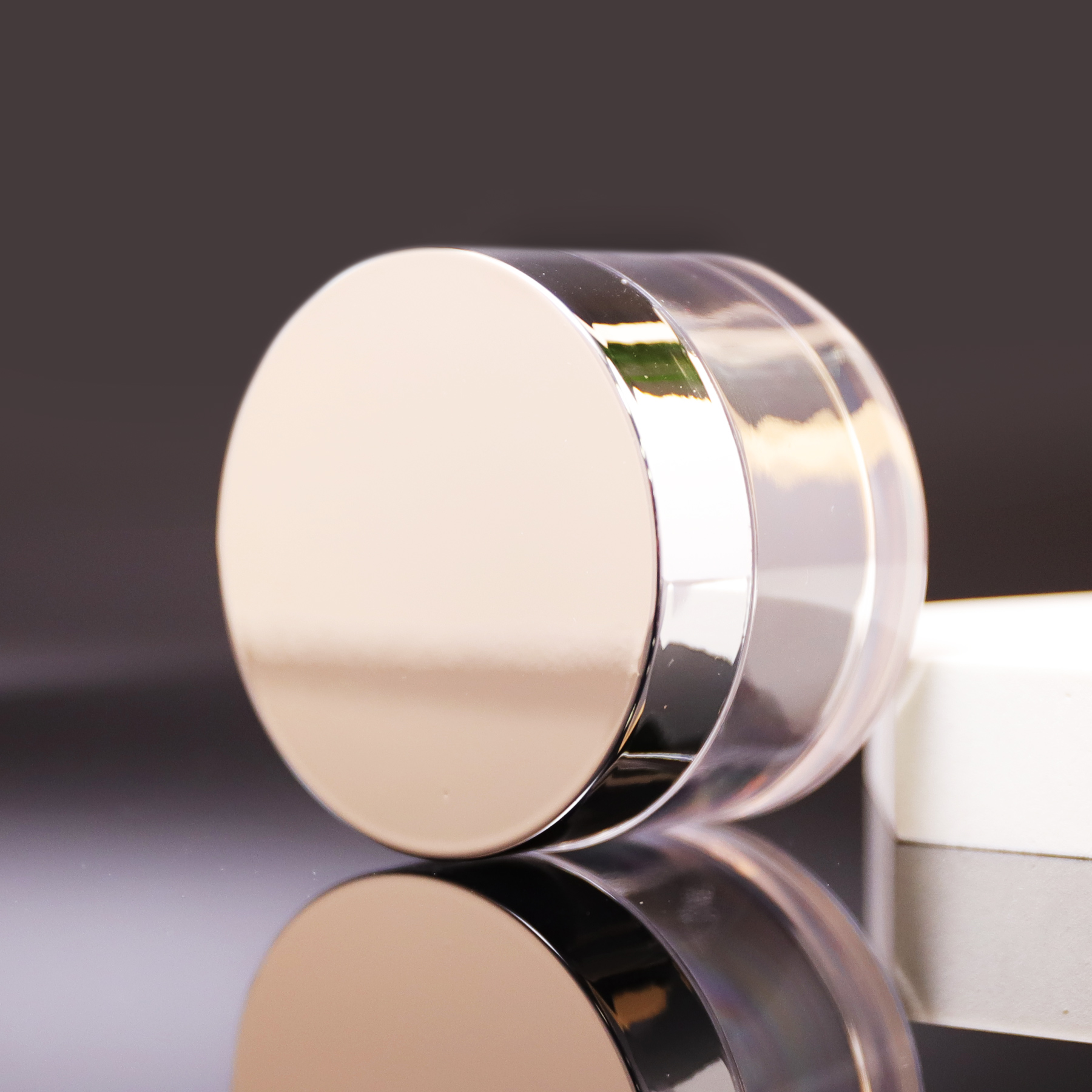 1oz 15g 30g Wholesale Custom Cosmetic Containers Clear Plastic Jar PET Luxury Cream Container Pot