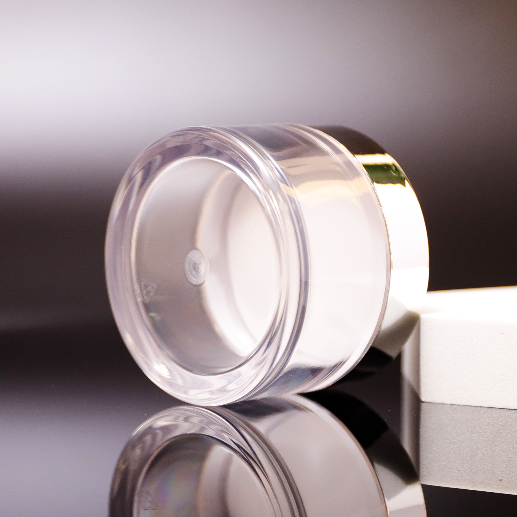 1oz 15g 30g Wholesale Custom Cosmetic Containers Clear Plastic Jar PET Luxury Cream Container Pot