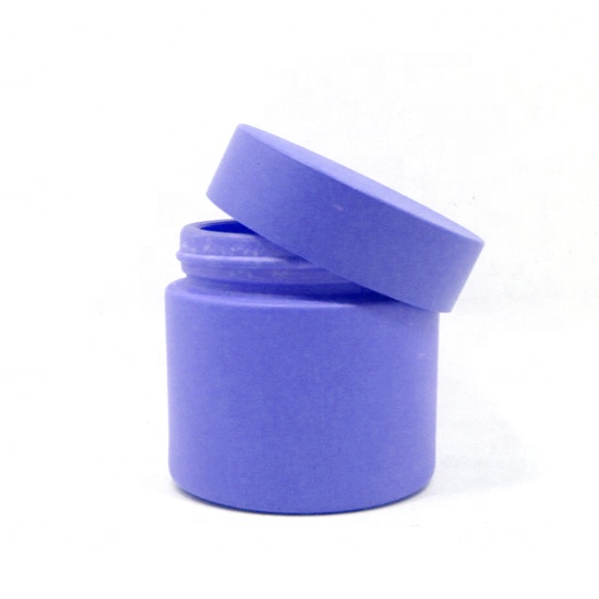 1oz 2oz 100g Glass Cosmetic cream jar painting color flat jars hair gel container