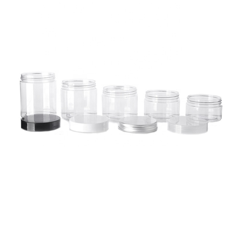 1oz 2oz 3oz 4oz 5oz 6oz 8oz Food Safe Plastic PET Jar for Cosmetic