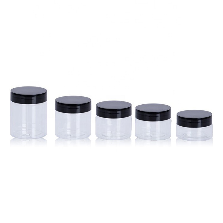 1oz 2oz 3oz 4oz 5oz 6oz 8oz Food Safe Plastic PET Jar for Cosmetic