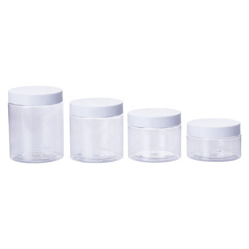 1oz 2oz 3oz 4oz 5oz 6oz 8oz Food Safe Plastic PET Jar for Cosmetic