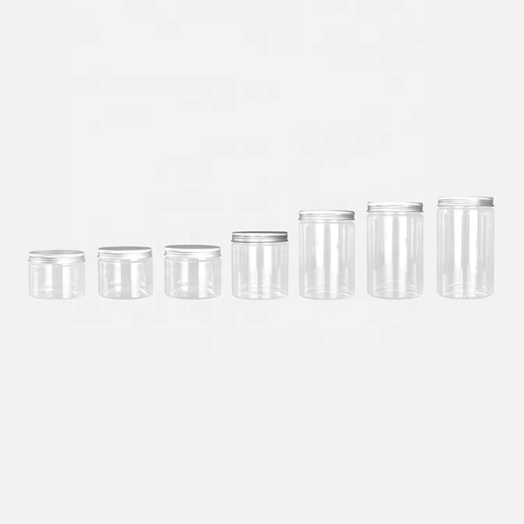 1oz 2oz 3oz 4oz 5oz 6oz 8oz Food Safe Plastic PET Jar for Cosmetic