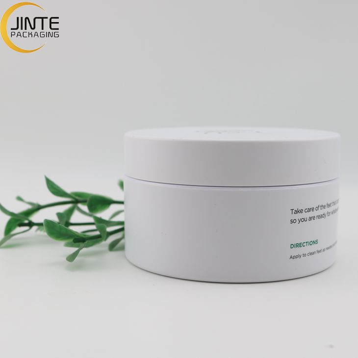 1oz 2oz 3oz 4oz 5oz 6oz 8oz Plastic Cosmetics Matte White Color PETG Jar  For Hair mask and body scrub jar