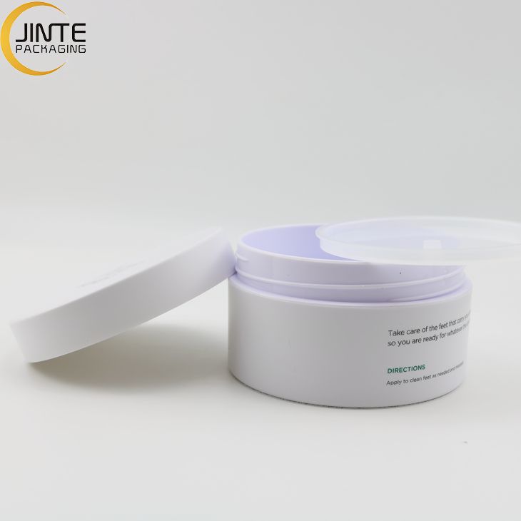 1oz 2oz 3oz 4oz 5oz 6oz 8oz Plastic Cosmetics Matte White Color PETG Jar For Hair mask and body scrub jar