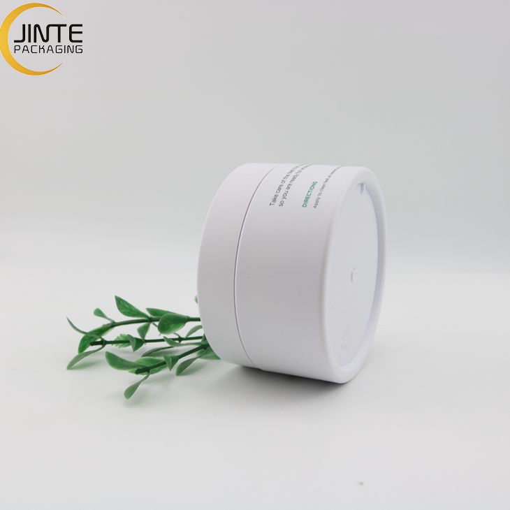 1oz 2oz 3oz 4oz 5oz 6oz 8oz Plastic Cosmetics Matte White Color PETG Jar For Hair mask and body scrub jar