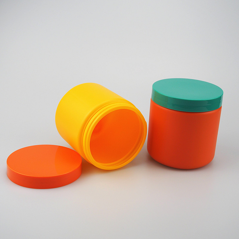 1oz 2oz 3oz 4oz 8oz 16oz HDPE PE Poly plastic jar with aluminum foil induction liner