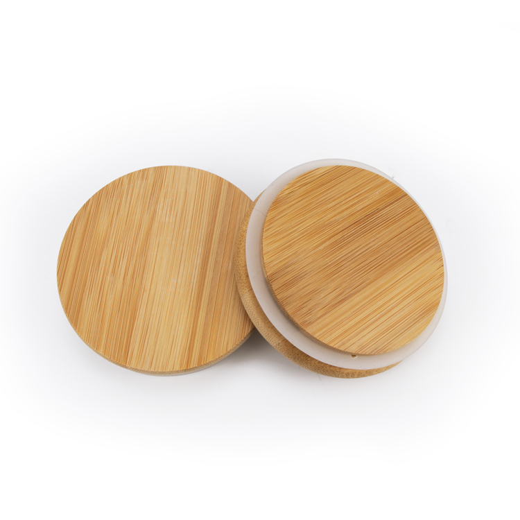 1oz 2oz 3oz 4oz Best cheap mini airtight cylinder food candy containers small glass storage jars with wooden top lid