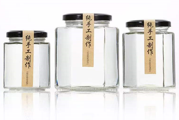 1oz 2oz 3oz 4oz Wholesale Customized High Quality Small Round Straight Sided Clear Glass Jars with Plastic Screw Lid