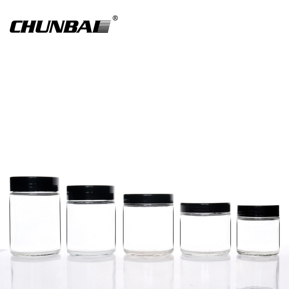 1oz 2oz 3oz 4oz cream glass jar for glass cosmetic jar with lid