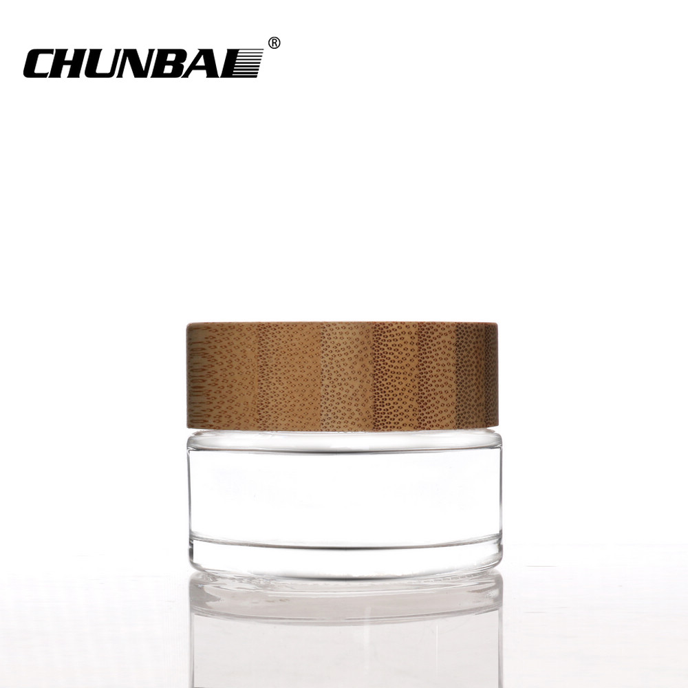 1oz 2oz 3oz 4oz cream glass jar for glass cosmetic jar with lid