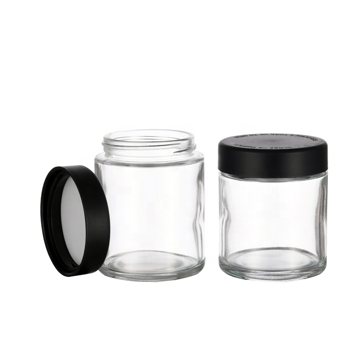 1oz 2oz 3oz 4oz glass jar storage glass cosmetic jar glass cream jar supplier