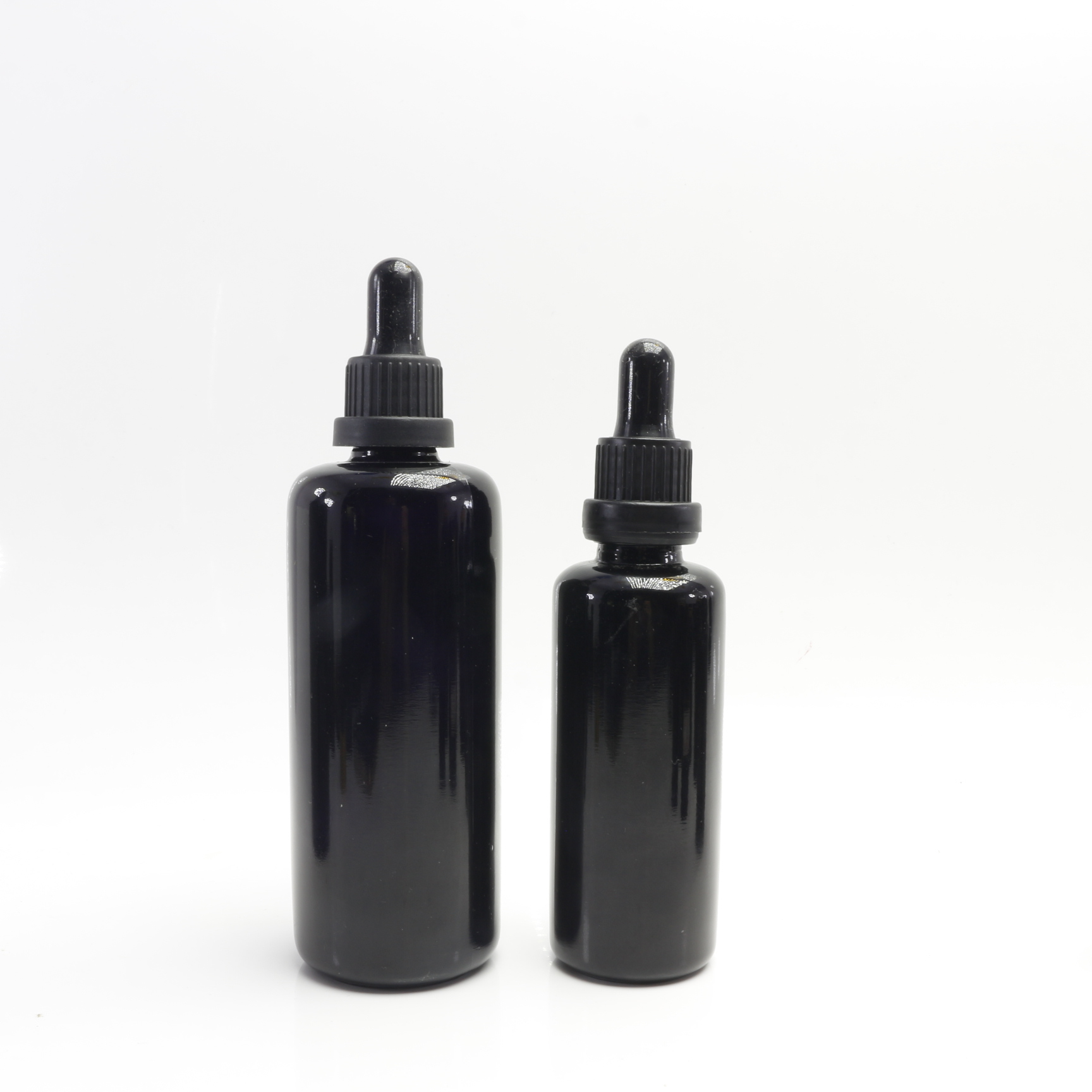 1oz 2oz 3oz 4oz medicine packaging container round empty face cream dark violet glass cosmetic bottle and jar VJ-200AN
