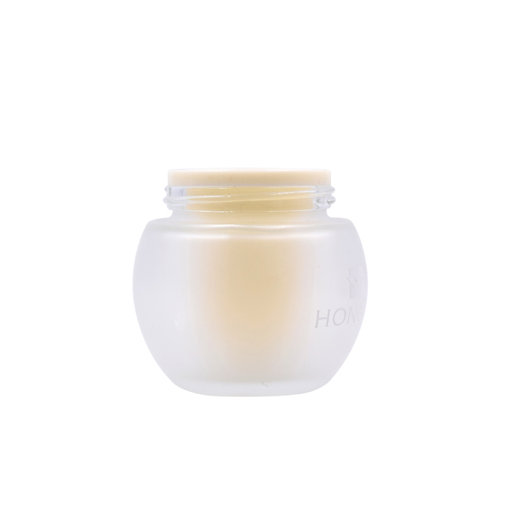 1oz 2oz 3oz luxury empty high grade globe frosted double wall glass cream jar cosmetic jar cream