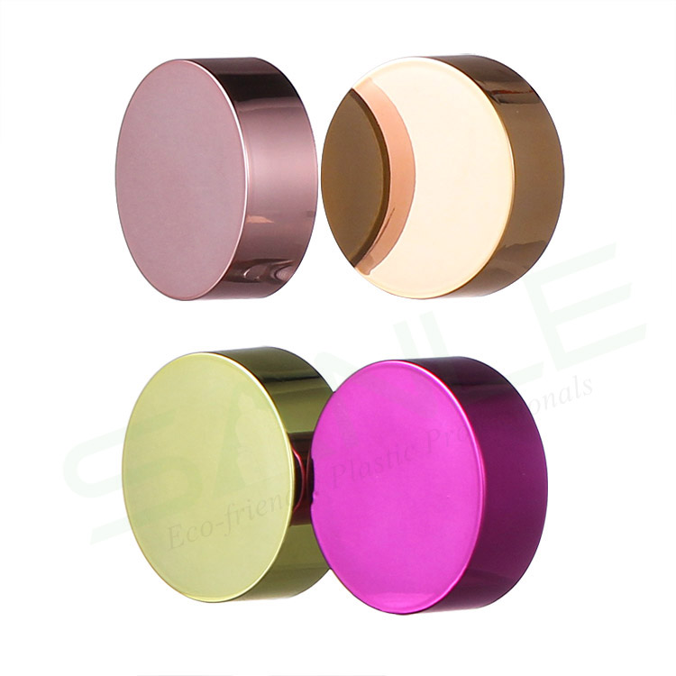 1oz 2oz 4oz 16oz Luxury Frosted Empty OEM Cosmetic Containers PS Cream Jar with gold lid matte jar