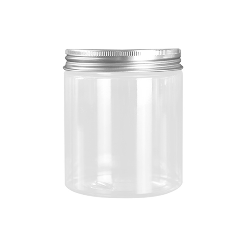 1oz 2oz 4oz 6oz 8oz 16oz 150m 200ml Clear Powder Plastic Cream Jar PET Food Honey Jars Scrub Body Butter Container Jar with Lids