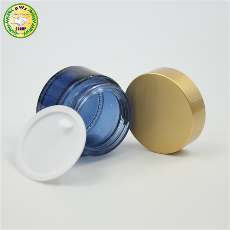 1oz 2oz 4oz 6oz 8oz frosted bamboo cosmetic glass cream jar with wooden cap 5ml recycled face cream jar bamboo lid with engrave