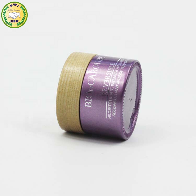 1oz 2oz 4oz 6oz 8oz frosted black bamboo cosmetic glass jar with wooden cap 5ml recycled eco-friendly face cream jar bamboo lid