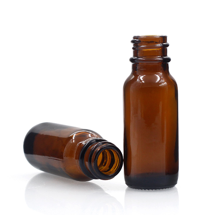 1oz 2oz 4oz 8oz 16oz 32oz Amber Boston Round Glass Bottle For Essential Oil