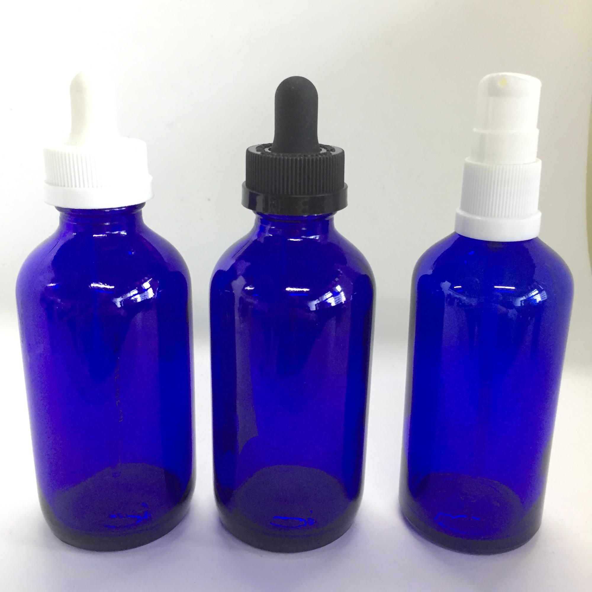 1oz 2oz 4oz 8oz 16oz clear amber cobalt blue green color boston round bottle