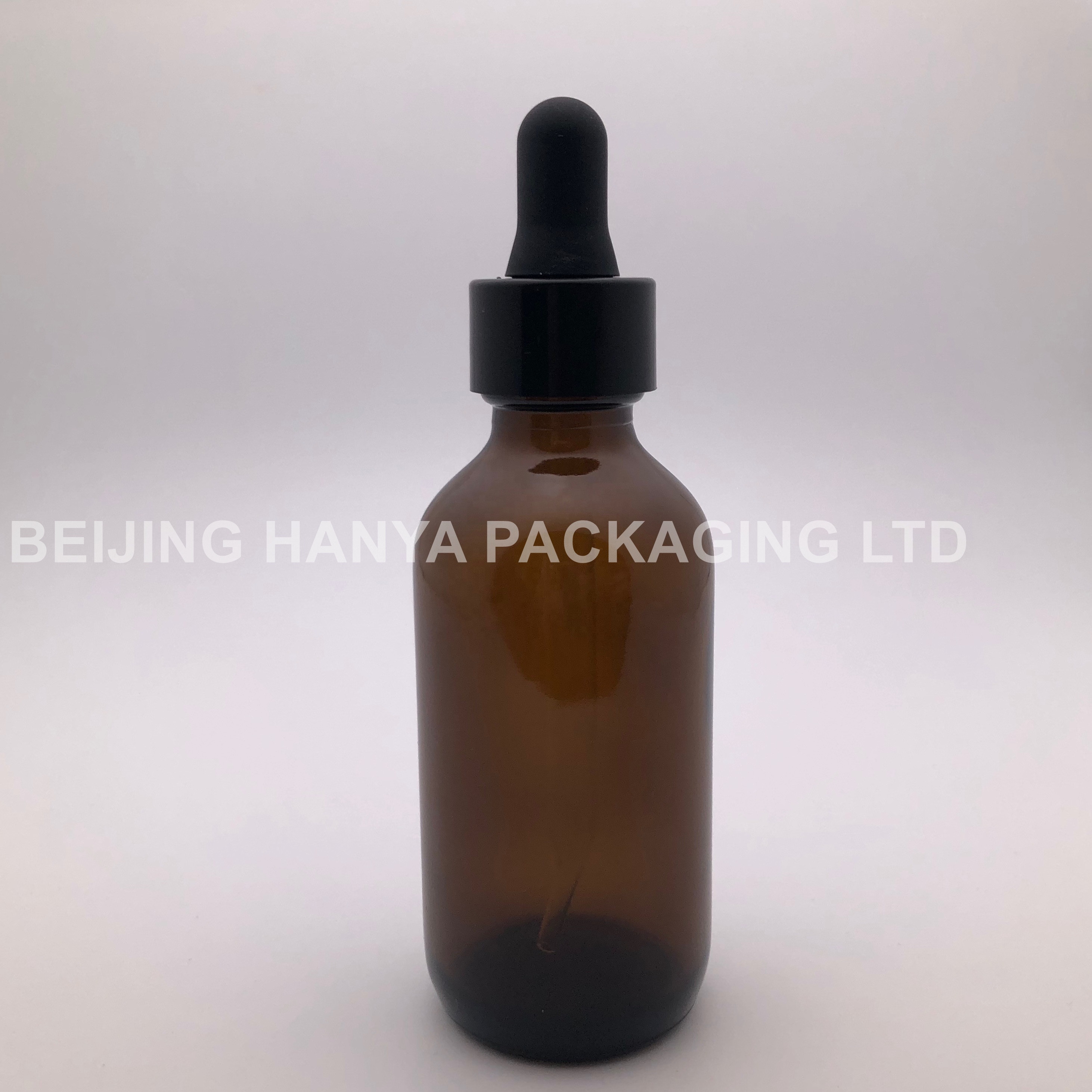 1oz, 2oz, 4oz, 8oz Clear / Amber Boston Round Glass Bottle Wholesale Price
