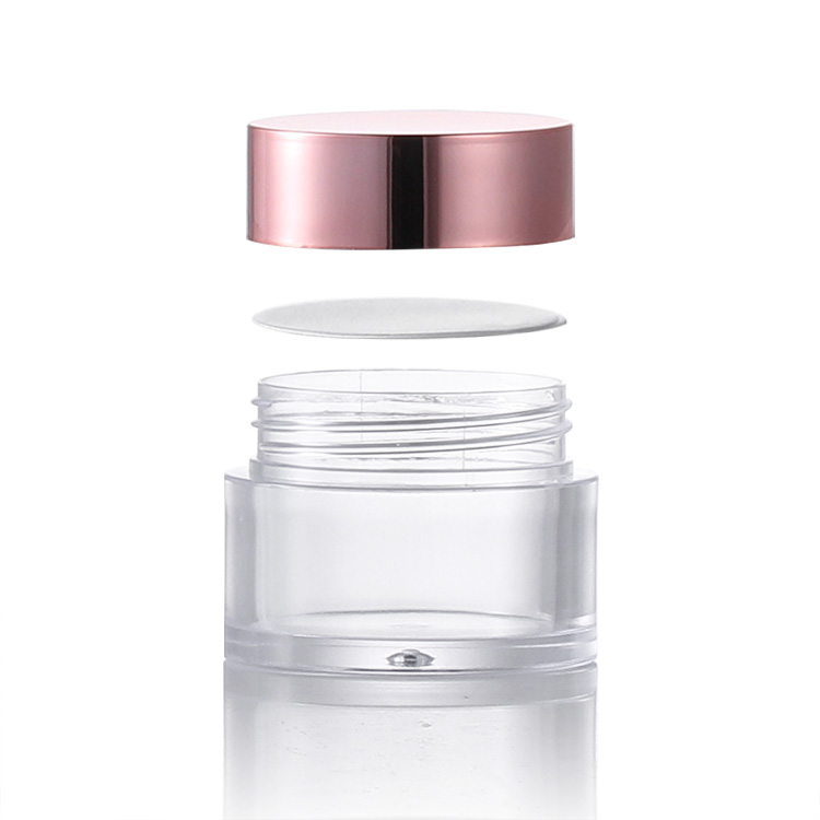 1oz 2oz 4oz Luxury Empty OEM Private Label Nail Dipping Powder jar with rose gold lid in stock