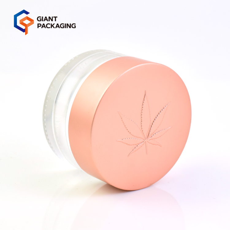 1oz 2oz 4oz black glass jars with lids stall uv jar hemp flower frosted black matte glass bottle cbd smell proof child proof jar