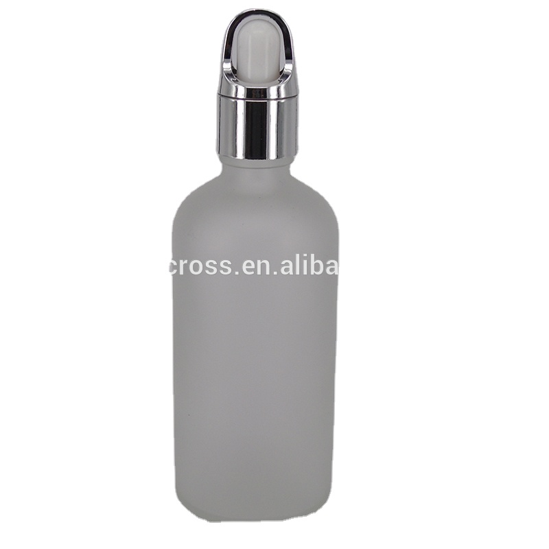 1oz 2oz 4oz clear frosted e liquid glass dropper cosmetic bottle