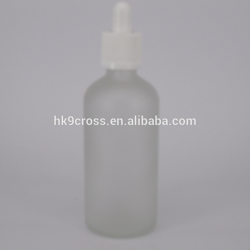 1oz 2oz 4oz clear frosted e liquid glass dropper cosmetic bottle