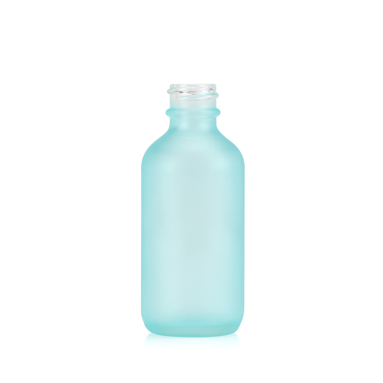 1oz 2oz 4oz essential oil 30ml 60ml frosted white red boston round glass dropper bottle for essential oil