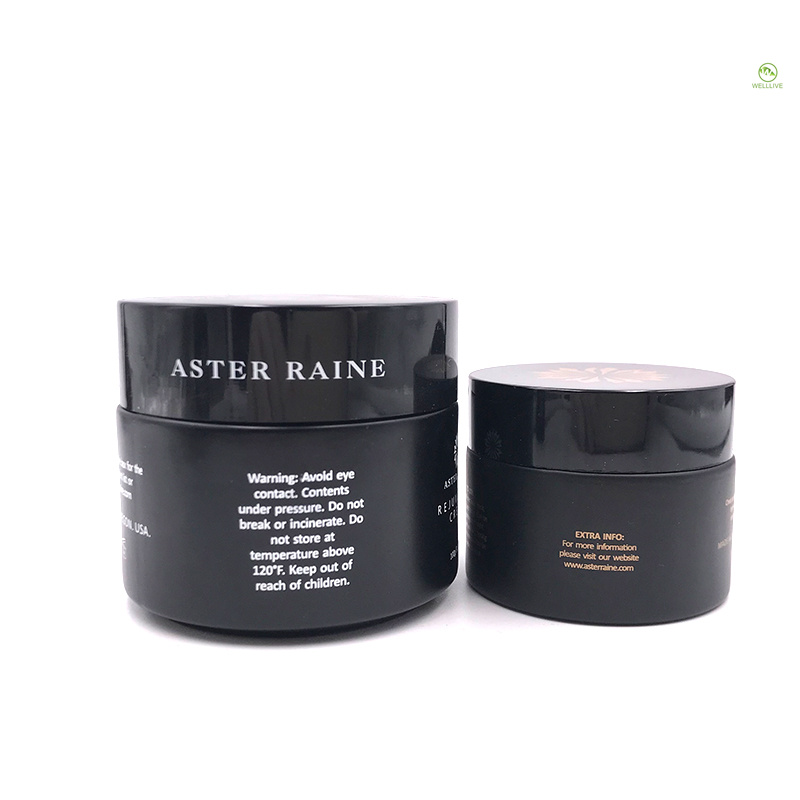 1oz 2oz 5g 15g 100g skincare packaging cosmetics containers and packaging black body butter anointing oil glass cream jars