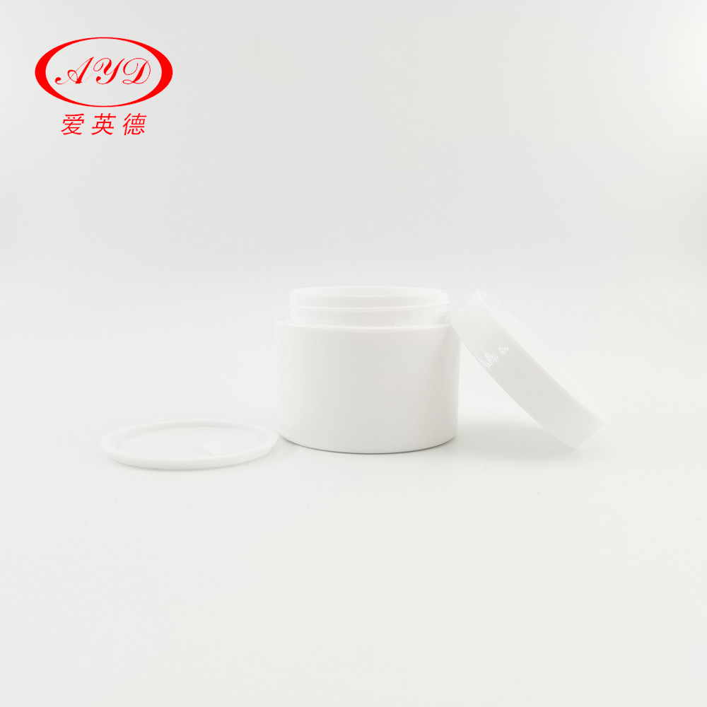 1oz 2oz 5oz 8oz Food Grade PP White Frosting Facial Cream Jar Double Wall